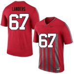 NCAA Ohio State Buckeyes Men's #67 Robert Landers Throwback Nike Football College Jersey MET5845XC